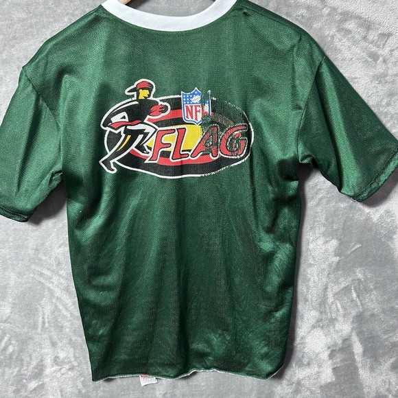 Vintage 2000s Nike Green Bay Packers Reversible NFL Flag Jersey Youth M - Picture 15 of 16